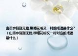 山重水復(fù)疑無路,柳暗花明又一村的成語是什么?（山重水復(fù)疑無路,柳暗花明又一村對(duì)應(yīng)的成語是什么）