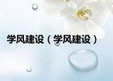 學(xué)風(fēng)建設(shè)（學(xué)風(fēng)建設(shè)）