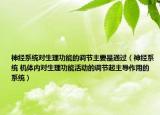 神經(jīng)系統(tǒng)對生理功能的調節(jié)主要是通過（神經(jīng)系統(tǒng) 機體內對生理功能活動的調節(jié)起主導作用的系統(tǒng)）