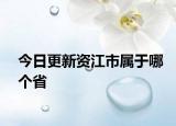 今日更新資江市屬于哪個省