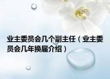 業(yè)主委員會(huì)幾個(gè)副主任（業(yè)主委員會(huì)幾年換屆介紹）