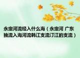 永定河流經入什么海（永定河 廣東獨流入海河流韓江支流汀江的支流）