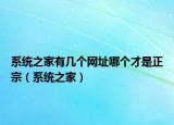系統(tǒng)之家有幾個網(wǎng)址哪個才是正宗（系統(tǒng)之家）