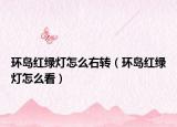 環(huán)島紅綠燈怎么右轉(zhuǎn)（環(huán)島紅綠燈怎么看）