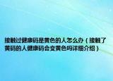 接觸過健康碼是黃色的人怎么辦（接觸了黃碼的人健康碼會變黃色嗎詳細介紹）