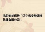 沈陽安華保險（遼寧省安華保險代理有限公司）