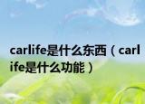 carlife是什么東西（carlife是什么功能）