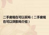 二手房現(xiàn)在可以買嗎（二手房現(xiàn)在可以貸款嗎介紹）