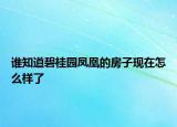 誰知道碧桂園鳳凰的房子現(xiàn)在怎么樣了
