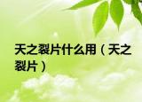 天之裂片什么用（天之裂片）