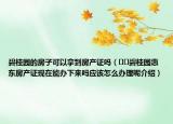 碧桂園的房子可以拿到房產(chǎn)證嗎（??碧桂園惠東房產(chǎn)證現(xiàn)在能辦下來嗎應該怎么辦理呢介紹）
