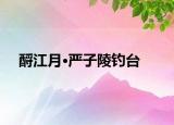 酹江月·嚴子陵釣臺