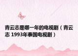 青云志是哪一年的電視劇（青云志 1993年泰國電視?。? /></span></a>
                        <h2><a  title=