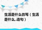 生活是什么仿寫(xiě)（生活是什么,.造句）