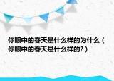 你眼中的春天是什么樣的為什么（你眼中的春天是什么樣的?）