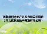 河北保利房地產(chǎn)開發(fā)有限公司招聘（河北保利房地產(chǎn)開發(fā)有限公司）