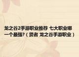 龍之谷2手游職業(yè)推薦 七大職業(yè)哪一個最強?（賢者 龍之谷手游職業(yè)）