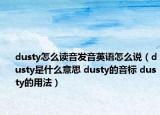 dusty怎么讀音發(fā)音英語怎么說（dusty是什么意思 dusty的音標(biāo) dusty的用法）