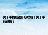 關(guān)于手的成語形容聰明（關(guān)于手的成語）