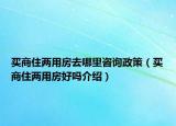 買商住兩用房去哪里咨詢政策（買商住兩用房好嗎介紹）