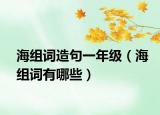 海組詞造句一年級（海組詞有哪些）