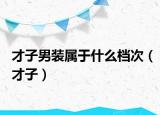 才子男裝屬于什么檔次（才子）
