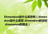 Dimension是什么意思?。╠imension是什么意思 dimension的音標(biāo) dimension的用法）