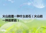 火山巖是一種什么巖石（火山巖 一種巖漿巖）