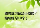 縮句練習(xí)題幼小銜接（縮句練習(xí)10個(gè)）