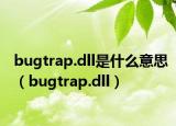 bugtrap.dll是什么意思（bugtrap.dll）