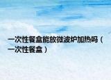 一次性餐盒能放微波爐加熱嗎（一次性餐盒）