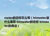 meter的音標(biāo)怎么寫(xiě)（trimester是什么意思 trimester的音標(biāo) trimester的用法）