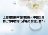 上古時(shí)期和中古時(shí)期是（中國歷史的上古中古時(shí)代都是怎么劃分的?）