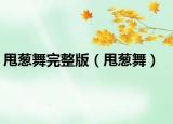 甩蔥舞完整版（甩蔥舞）