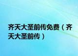 齊天大圣前傳免費(fèi)（齊天大圣前傳）