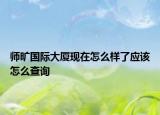 師曠國際大廈現(xiàn)在怎么樣了應(yīng)該怎么查詢