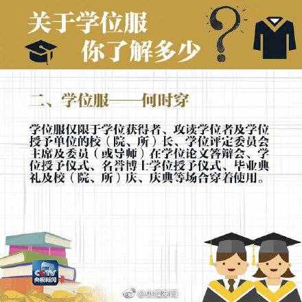 粉色、黃色、白色……畢業(yè)生快來了解下學(xué)位服！