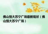 佛山恒大蘇寧廣場最新現(xiàn)狀（佛山恒大蘇寧廣場）