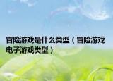 冒險(xiǎn)游戲是什么類(lèi)型（冒險(xiǎn)游戲 電子游戲類(lèi)型）