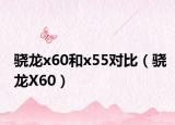 驍龍x60和x55對比（驍龍X60）