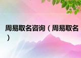 周易取名咨詢（周易取名）