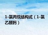 1-氯丙烷結(jié)構(gòu)式（1-氯乙醛肟）