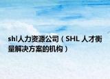 shl人力資源公司（SHL 人才衡量解決方案的機構(gòu)）