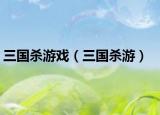 三國(guó)殺游戲（三國(guó)殺游）