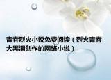 青春烈火小說免費(fèi)閱讀（烈火青春 大黑洞創(chuàng)作的網(wǎng)絡(luò)小說）