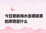 今日更新海水漲潮退潮的原理是什么