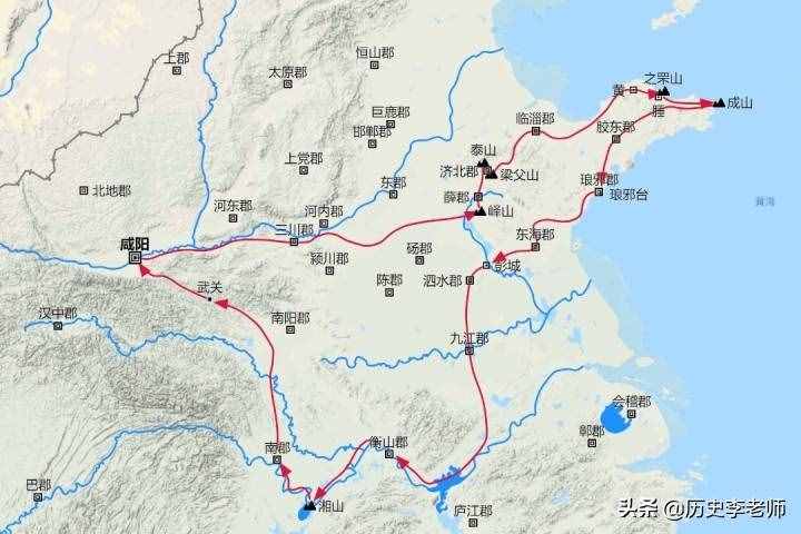 秦始皇在位11年出巡5次，游山玩水還是體察民情？專家：看路線