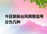 今日更新臺風(fēng)預(yù)警信號分為幾種