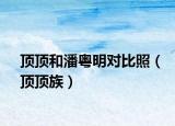 頂頂和潘粵明對(duì)比照（頂頂族）