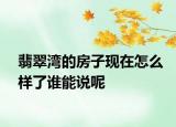 翡翠灣的房子現(xiàn)在怎么樣了誰(shuí)能說(shuō)呢